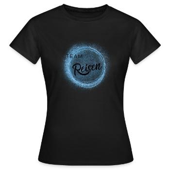 Team Reisen - Positives Denken - Affirmationen - Frauen T-Shirt - Schwarz - Vorne - AI Model Female 172 dark (172cm)
