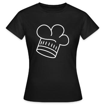 Toque - T-shirt Femme - noir - Devant - AI Model Female 172 dark (172cm)