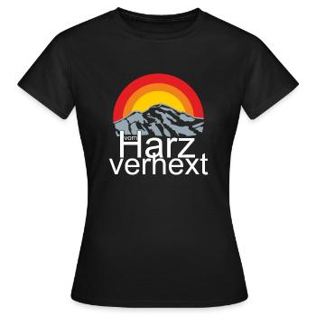 Harz verhext Brocken Hexen - Frauen T-Shirt - Schwarz - Vorne - AI Model Female 172 dark (172cm)