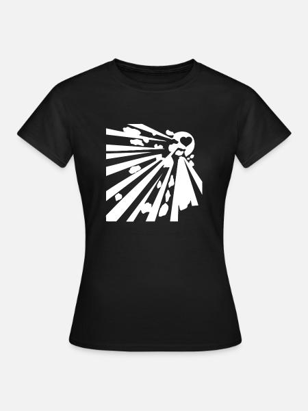 explosive wite - Frauen T-Shirt - Schwarz