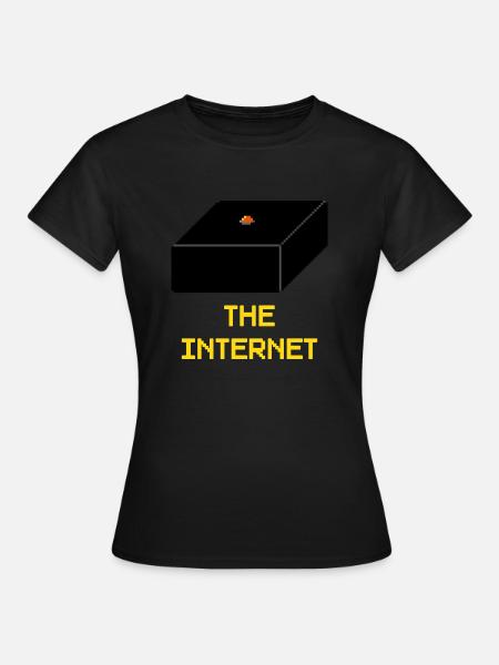 THE INTERNET - Frauen T-Shirt - Schwarz