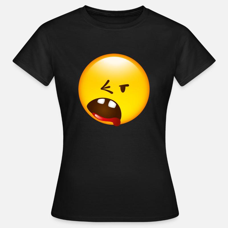 Smiley Break - Frauen T-Shirt - Schwarz