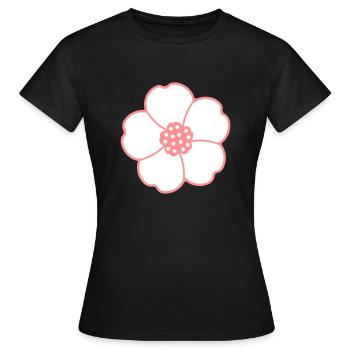 Sakura - Women's T-Shirt - black - Front - AI Model Female 172 dark (172cm)
