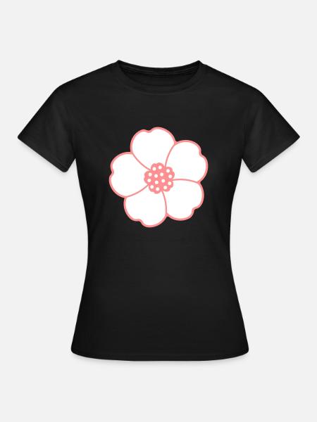 Sakura - Frauen T-Shirt - Schwarz