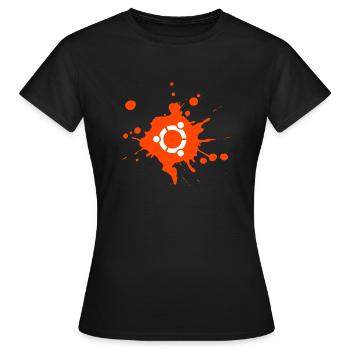 Ursprüngliches Design von Ubuntu1 - Frauen T-Shirt - Schwarz - Vorne - AI Model Female 172 dark (172cm)