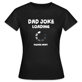 Dad Jokes - T-shirt Femme - noir - Devant - AI Model Female 172 dark (172cm)