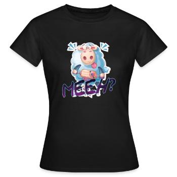 crazy sheep on Spring device - Women's T-Shirt - black - Front - AI Model Female 172 dark (172cm)