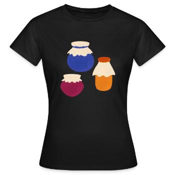 marmelade - Frauen T-Shirt - Schwarz - Vorne - AI Model Female 172 dark (172cm)