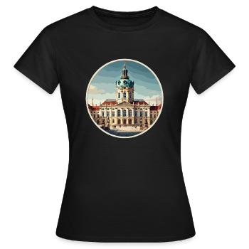 Schloss Charlottenburg - Frauen T-Shirt - Schwarz - Vorne - AI Model Female 172 dark (172cm)