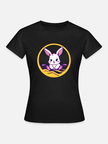 Cute bunny, cute Easter bunny, bunny - Women's T-Shirt - black