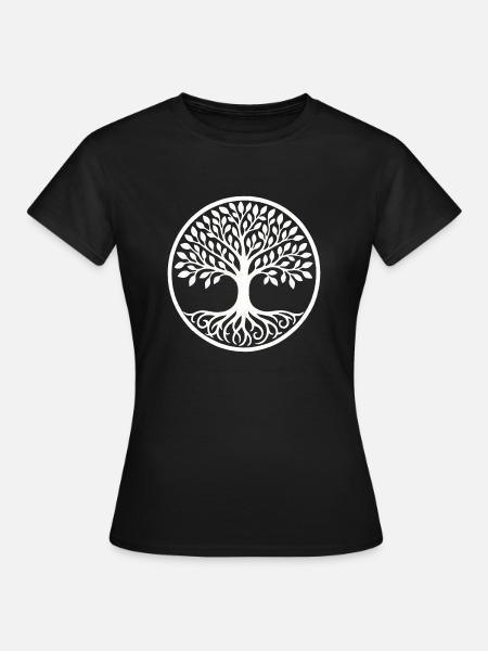 Albero della Vita - Maglietta da donna - nero