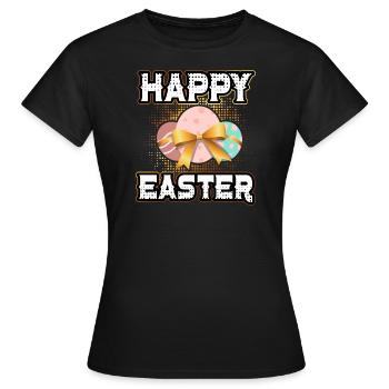 Ostern Ostern Ostern Ostern Ostern - Frauen T-Shirt - Schwarz - Vorne - AI Model Female 172 dark (172cm)