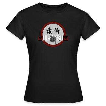 Ju Jitsu Ju Jutsu Jiu-Jitsu - Frauen T-Shirt - Schwarz - Vorne - AI Model Female 172 dark (172cm)