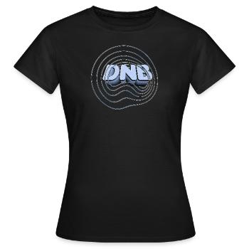 Drum and Bass Festival Raver -Liquid DNB- D'n'B - Women's T-Shirt - black - Front - AI Model Female 172 dark (172cm)