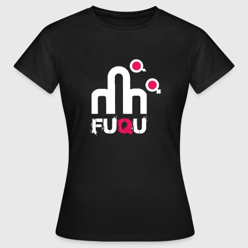 T-shirt FUQU logo colore bianco - Maglietta da donna