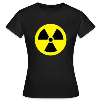 énergie nucléaire - T-shirt Femme - noir - Devant - AI Model Female 172 dark (172cm)