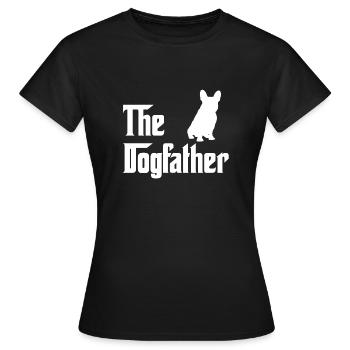 The Dogfather - Women's T-Shirt - black - Front - AI Model Female 172 dark (172cm)