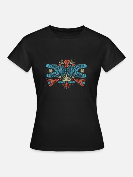 Ornamental I - Frauen T-Shirt - Schwarz