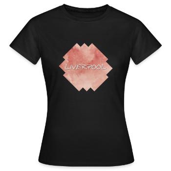 Liverpool - T-shirt Femme - noir - Devant - AI Model Female 172 dark (172cm)