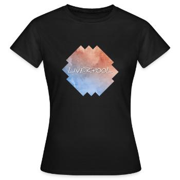 Liverpool - T-shirt Femme - noir - Devant - AI Model Female 172 dark (172cm)