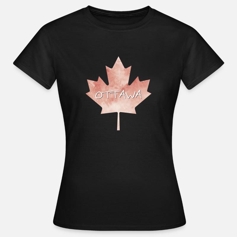 Maple Leaf Ottawa - Women's T-Shirt - black