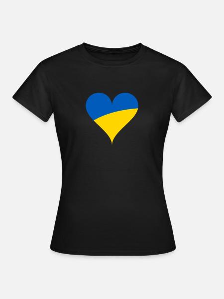 ukraine - Frauen T-Shirt - Schwarz