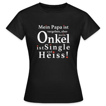 Mein Heisser Onkel - Frauen T-Shirt - Schwarz - Vorne - AI Model Female 172 dark (172cm)