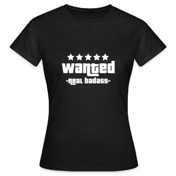 Recherché vrai dur à cuire - T-shirt Femme - noir - Devant - AI Model Female 172 dark (172cm)