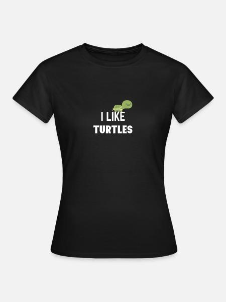 Turtles - Frauen T-Shirt - Schwarz