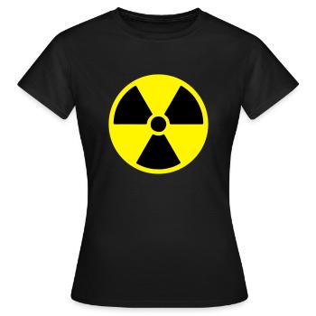 radioactive - T-shirt Femme - noir - Devant - AI Model Female 172 dark (172cm)