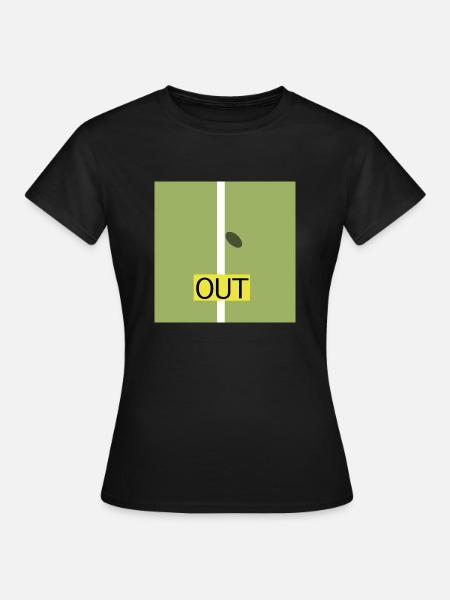 out - Frauen T-Shirt - Schwarz