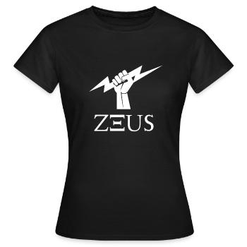 Zeus - T-shirt Femme - noir - Devant - AI Model Female 172 dark (172cm)