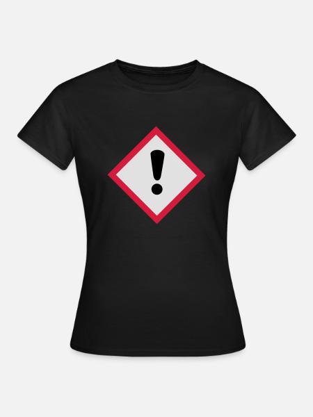 achtung - Frauen T-Shirt - Schwarz