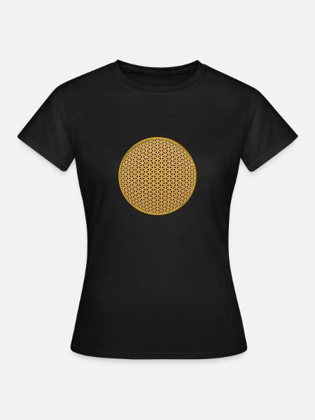 fol_sphere_2_satin - Frauen T-Shirt - Schwarz