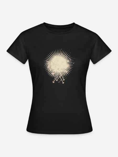 Vector background de - Frauen T-Shirt - Schwarz