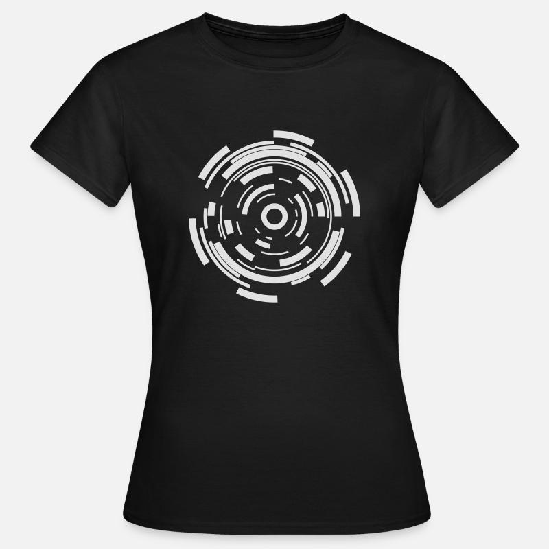 Tech Circle Sci-Fi - Women's T-Shirt - black