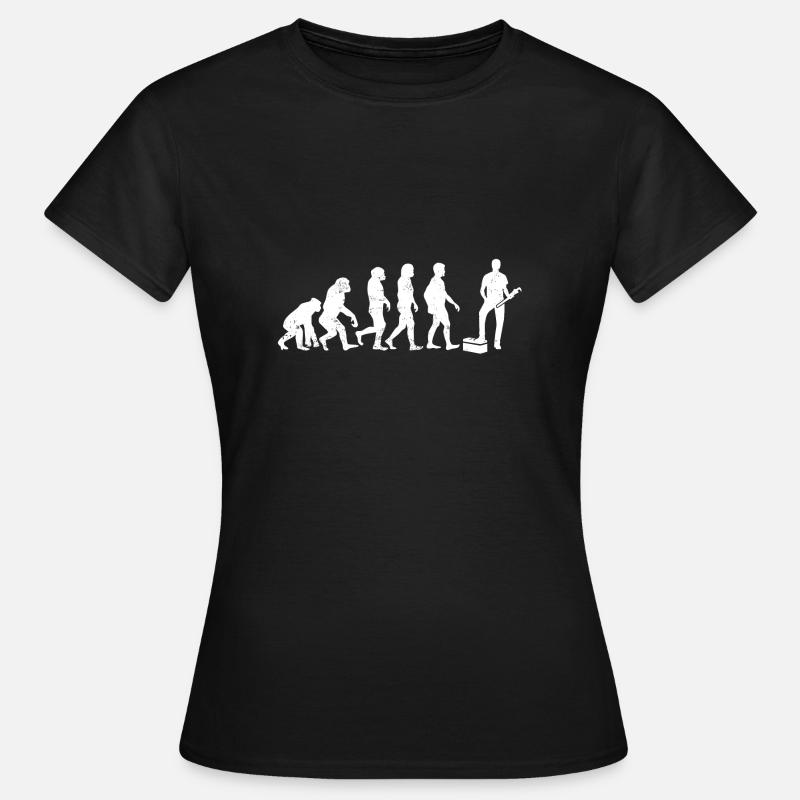 Evolution plombier - T-shirt Femme - noir
