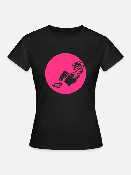 Schaukel - Frauen T-Shirt - Schwarz