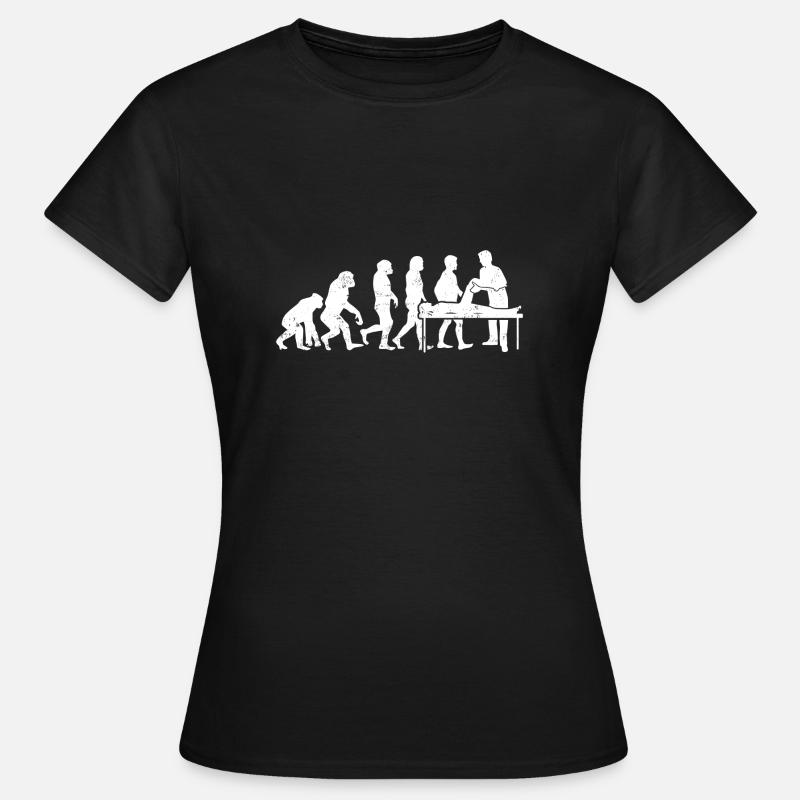 Evolution Physical Therapist - T-shirt Femme - noir