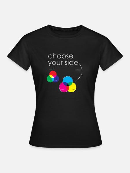 Farbsysteme - Frauen T-Shirt - Schwarz