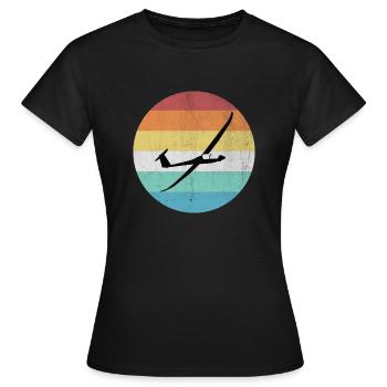 Gliding - Women's T-Shirt - black - Front - AI Model Female 172 dark (172cm)
