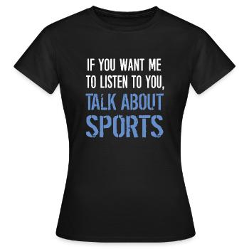 Sport - Women's T-Shirt - black - Front - AI Model Female 172 dark (172cm)