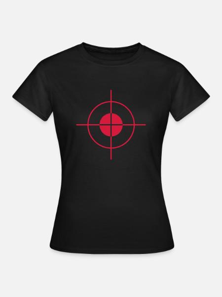 cible - target - Frauen T-Shirt - Schwarz