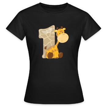 SAFARI - T-shirt Femme - noir - Devant - AI Model Female 172 dark (172cm)