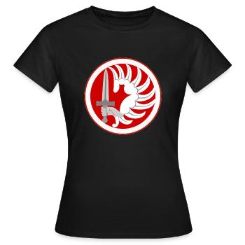 insigne para simple - T-shirt Femme - noir - Devant - AI Model Female 172 dark (172cm)