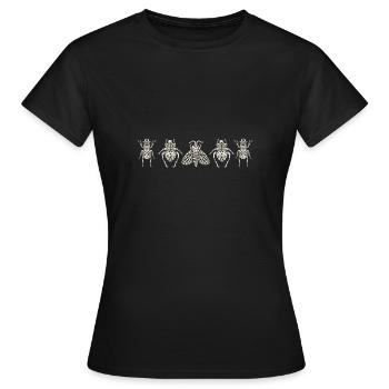 Papillon de papillon insectes papillon cadeau - T-shirt Femme - noir - Devant - AI Model Female 172 dark (172cm)