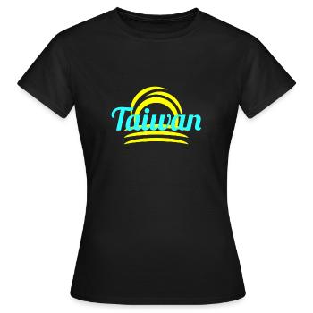 Taiwan - Frauen T-Shirt - Schwarz - Vorne - AI Model Female 172 dark (172cm)