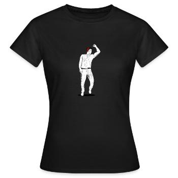 Dance Move Silhouette Danseur - T-shirt Femme - noir - Devant - AI Model Female 172 dark (172cm)