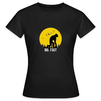 Bigfoot - T-shirt Femme - noir - Devant - AI Model Female 172 dark (172cm)