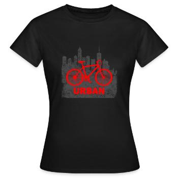 Faire du vélo - T-shirt Femme - noir - Devant - AI Model Female 172 dark (172cm)